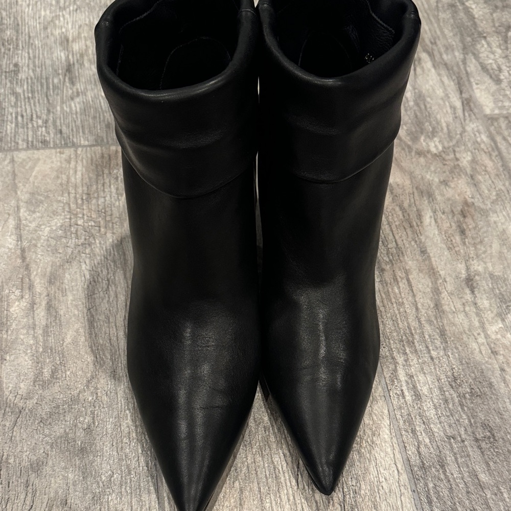Saint Laurent Sleek Black Ankle Boots